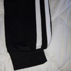 Urban Classics jogger joggingbroek zwart witte bies maat L