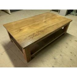 Massief teakhout teak teakhouten salontafel
