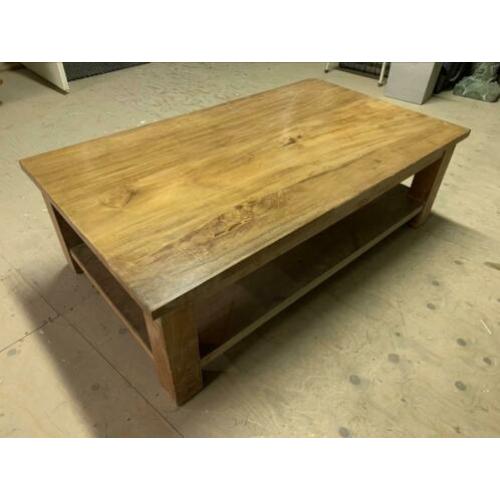 Massief teakhout teak teakhouten salontafel