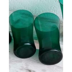 Antieke glazen Emerald
