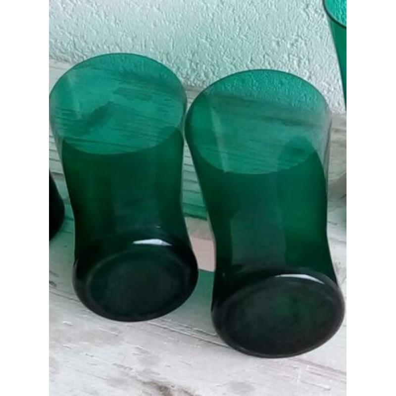 Antieke glazen Emerald