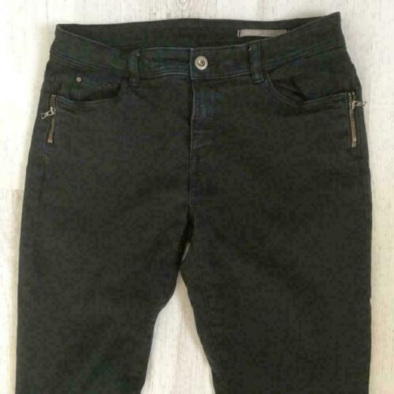 3456 Skinny mid raise d.blauwe jeans broek ESPRIT; Mt=30/38