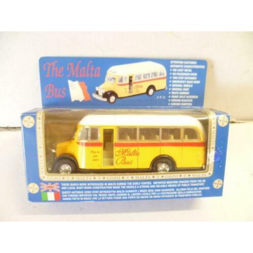 Malta Bus Bedford OB Coach 13cm lang modelauto nieuw in doos