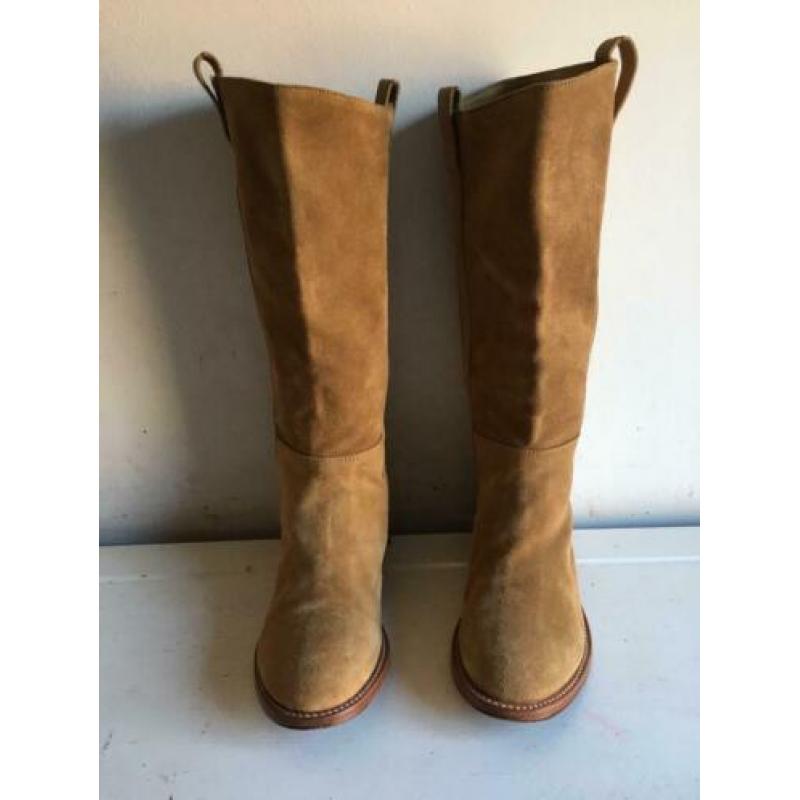 fred de la bretoniere 39 bruin suede laarzen