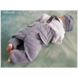 68 grijs baby kostuumpje bruidsjonker pakje doop doopkleding