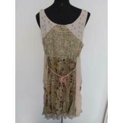 Jurk38 - Mooie DESIGUAL jurk in herfstkleuren maat 44 (1)