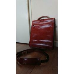 Bruine leer vintage/retro van Claudio Ferrici