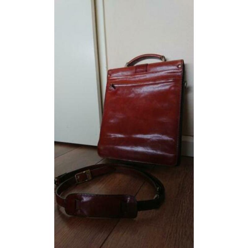 Bruine leer vintage/retro van Claudio Ferrici