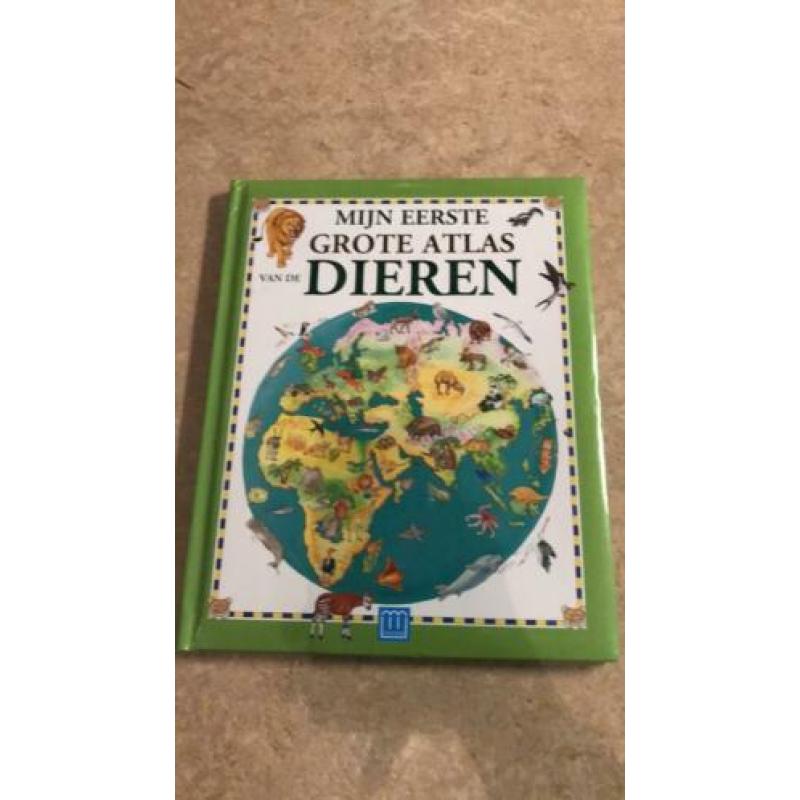 Kinderboeken. Mijn Eerste Grote Atlas van de Dieren/Wereld