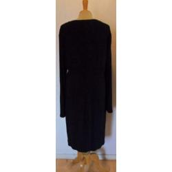 Mooie zwarte print jurk van Studio Therapy (Italy)! 42