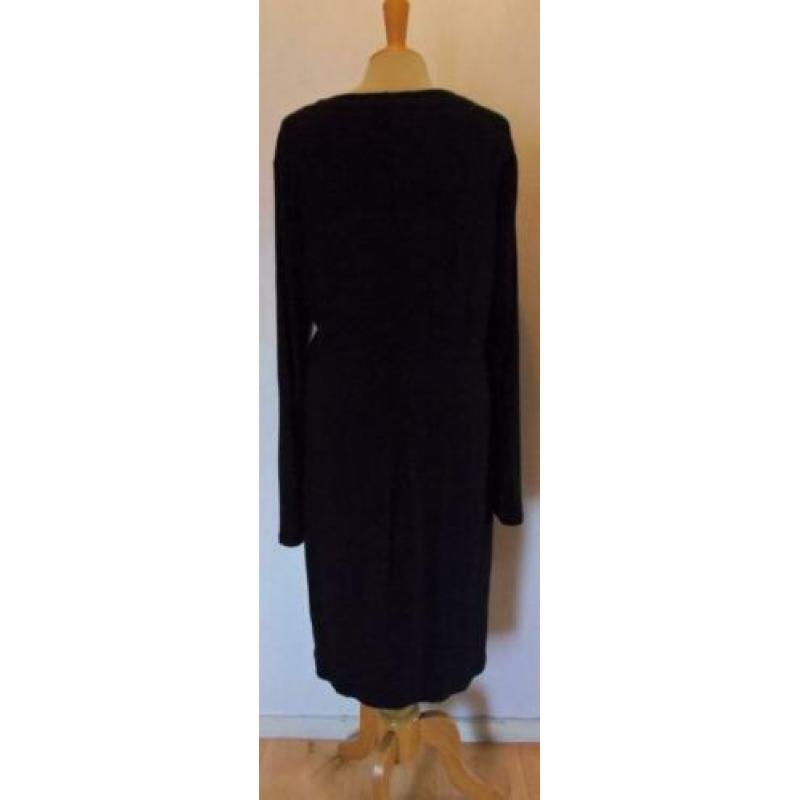 Mooie zwarte print jurk van Studio Therapy (Italy)! 42