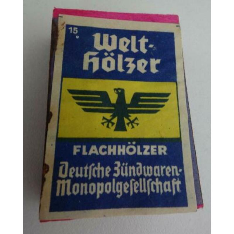 Ww2 lucifers doosje in gebruikte staat