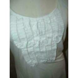 Vero Moda witte terra top - shirt maat L
