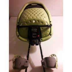 Yepp fietsstoel Mini lime, voorzitje en windscherm