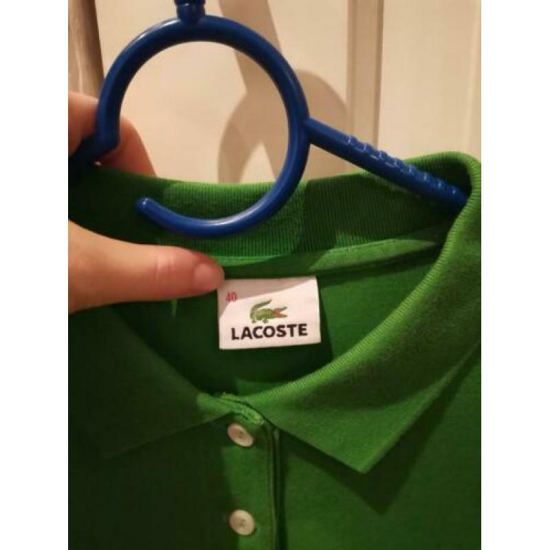 Originele groene Lacoste polo