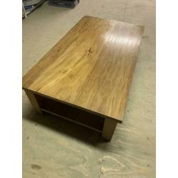 Massief teakhout teak teakhouten salontafel