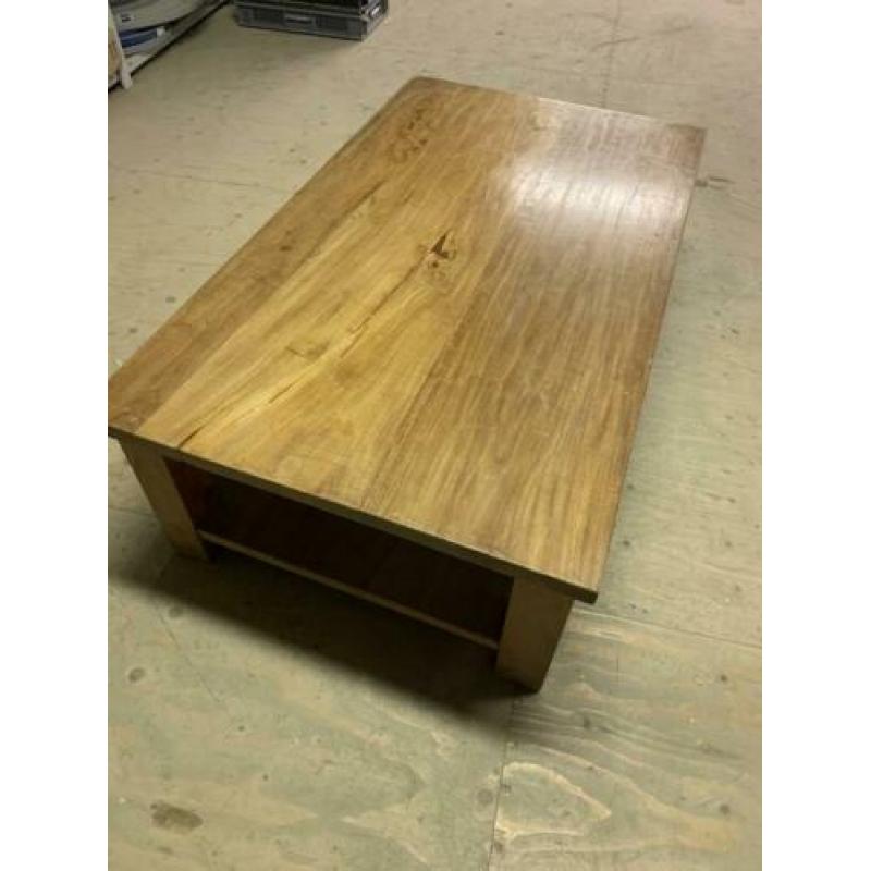 Massief teakhout teak teakhouten salontafel