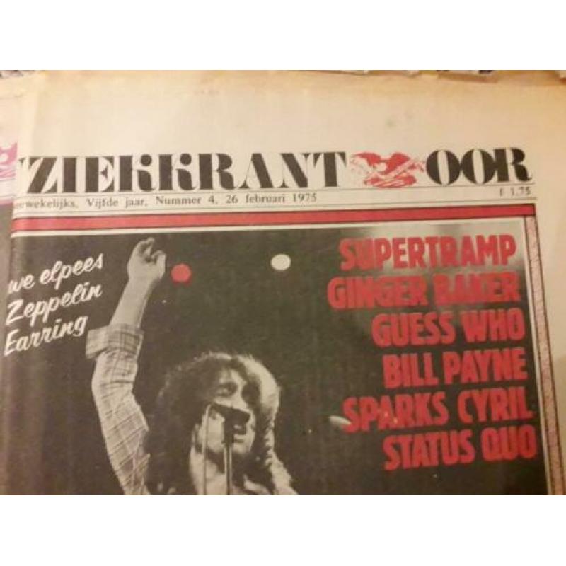 Muziekkrant OOR / 5e jaargang 1975 - 13 nummers