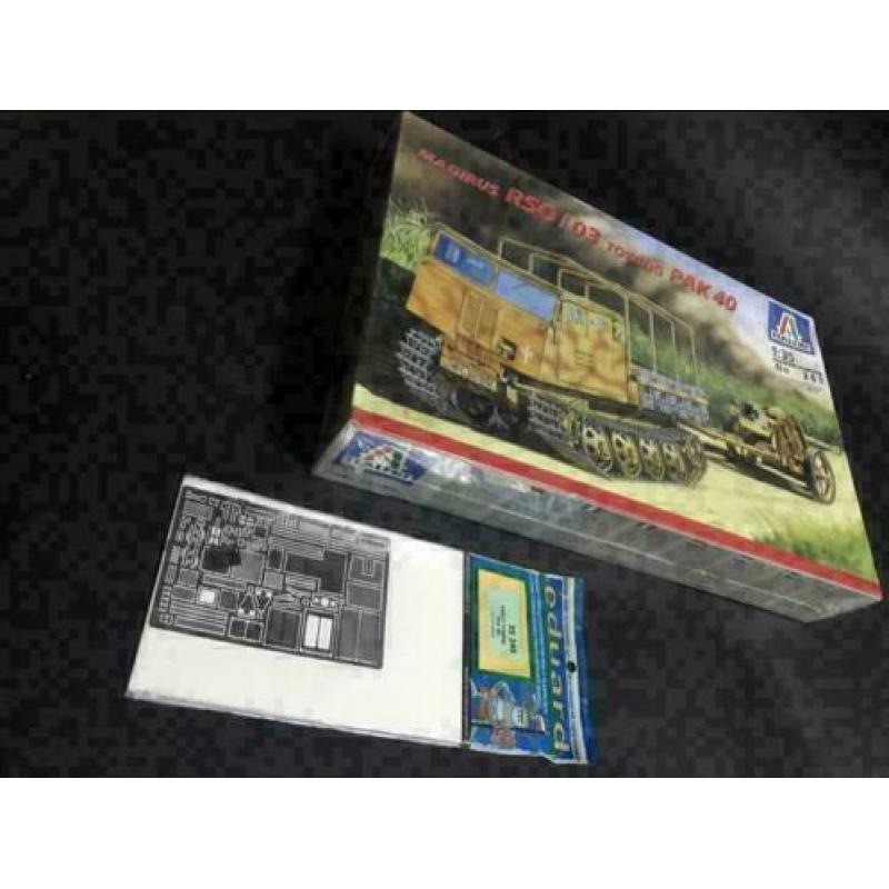 Italeri RSO (Raupenschlepper OSt)m/PAK40 +PE set!Ongeopend!