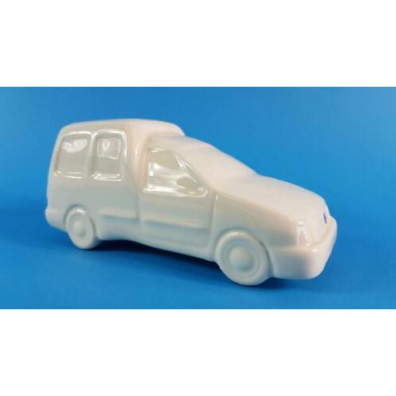 Spaarpot Volkswagen Caddy porselein, La Moustache. 7A7