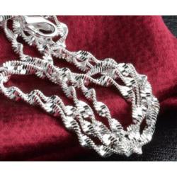 925 Sterling Zilveren Choker Ketting van 55 cm Nieuw