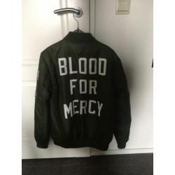 Yellow Claw x Daily Paper Blood for Mercy bomber maat L