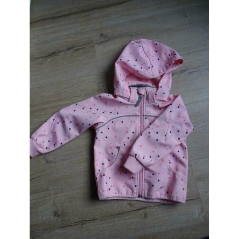 Softshell jas maat 92 meisje