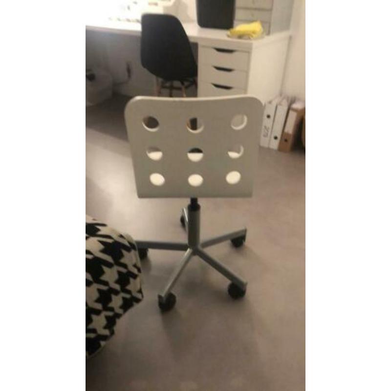 Ikea kinderbureaustoel, wit
