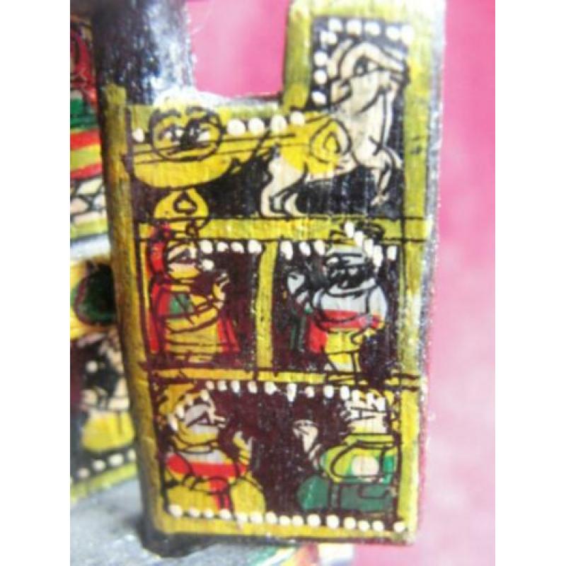 Noord India Perzië: Miniatuur Kastje Taferelen Moghul Stijl