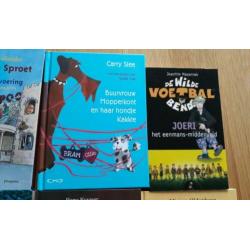 Partij van 6 verschillende kinderboeken, bekende schrijvers