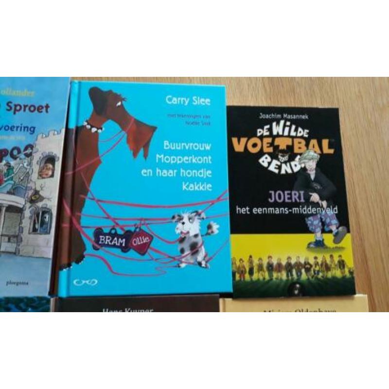 Partij van 6 verschillende kinderboeken, bekende schrijvers
