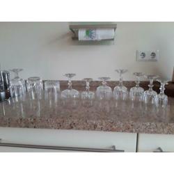 kristallen glasservies. Bleikristall > 24%.