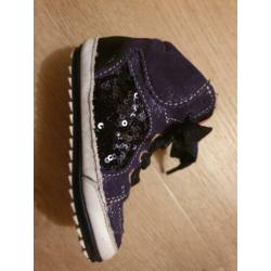 Shoesme sneakers blauw met glitters maat 21