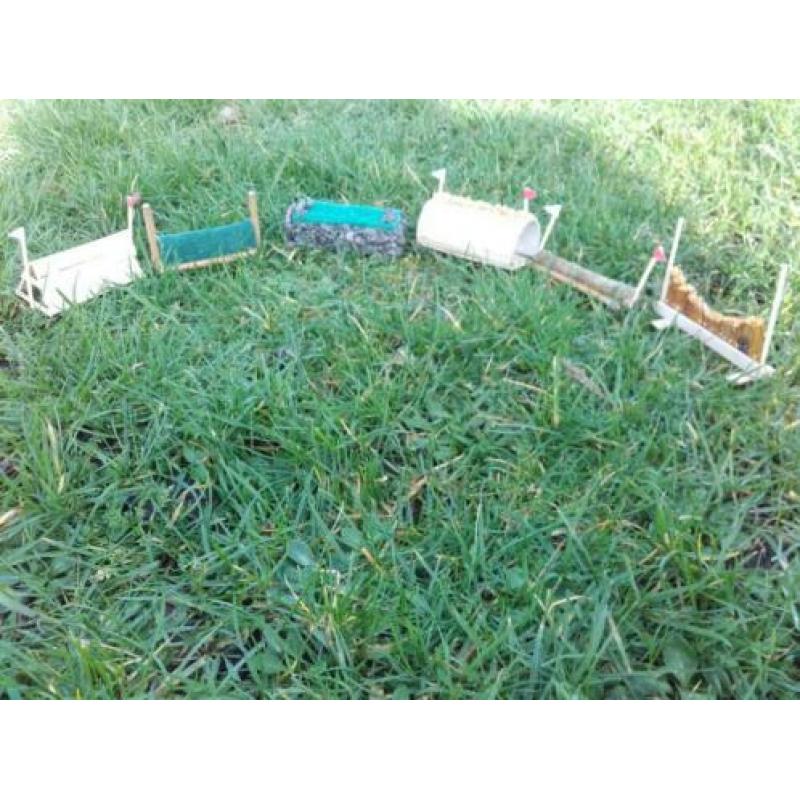 Schleich cross hindernissen!