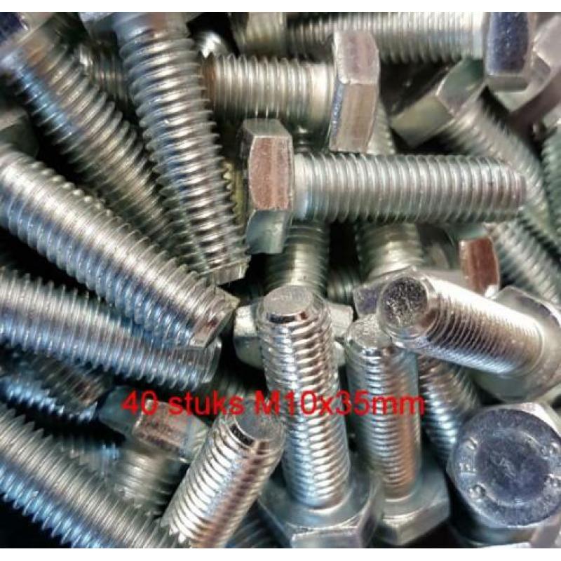 120 st. - TAPBOUT - M10 x 25 - M10 x 30 - M10 x 35 mm - 8.8