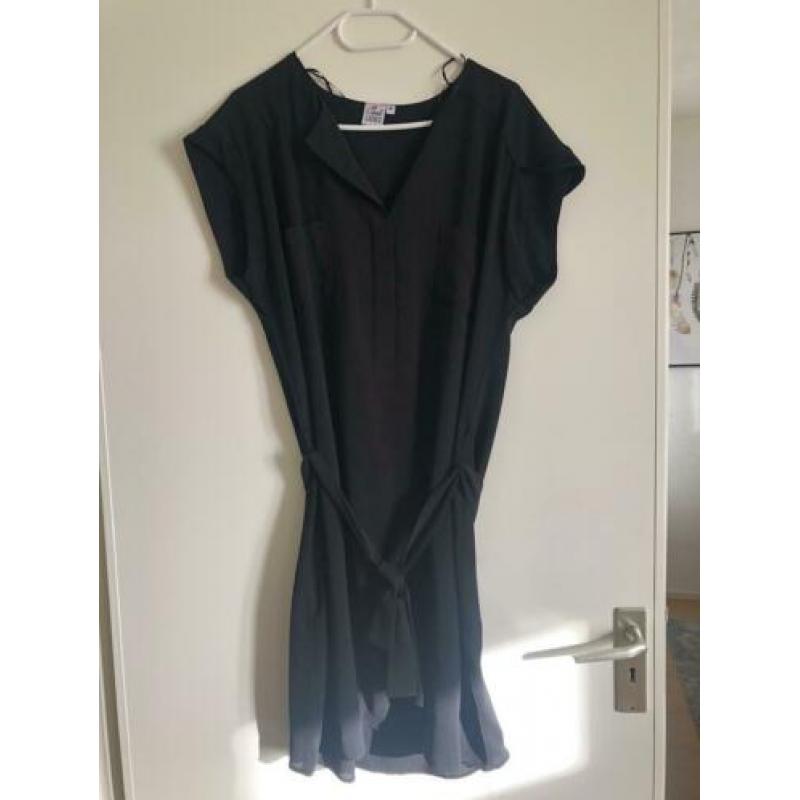 Zwarte dames jurk/tuniek maat m