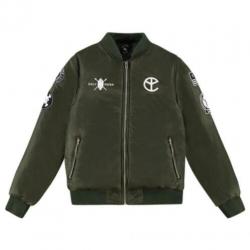Yellow Claw x Daily Paper Blood for Mercy bomber maat L