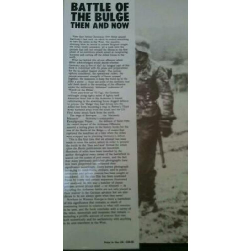 BATTLE OF THE BULGE Then and Now After the Battle "panzer"