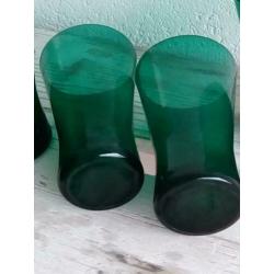 Antieke glazen Emerald