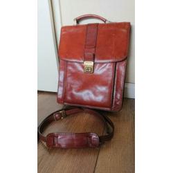 Bruine leer vintage/retro van Claudio Ferrici
