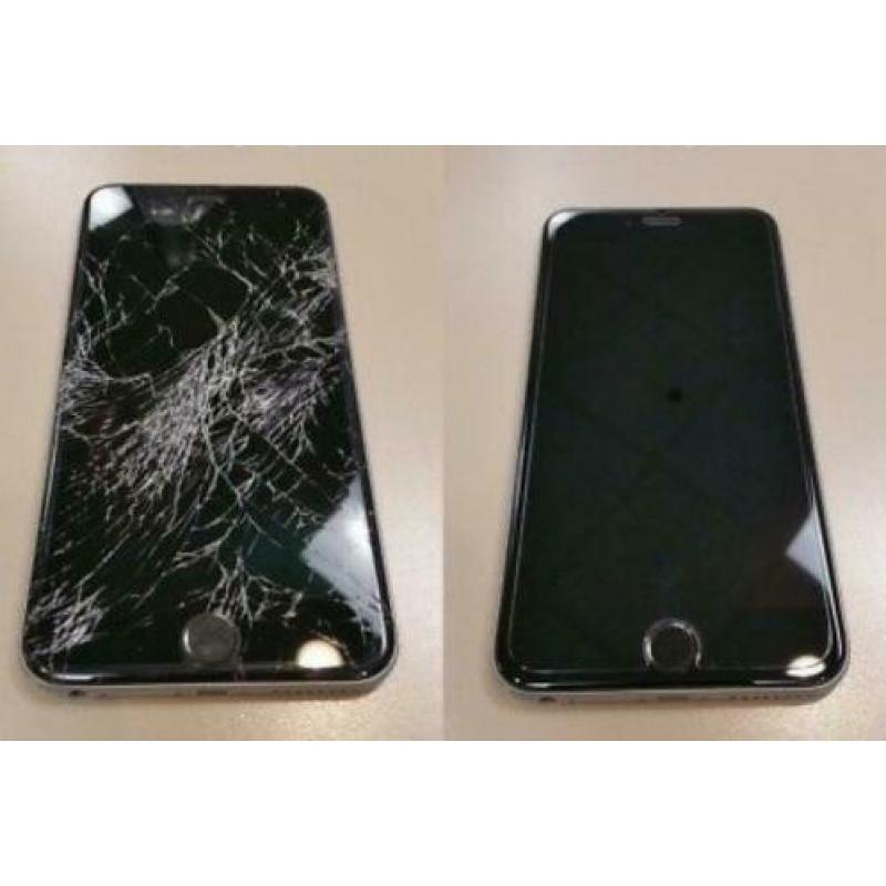 iPhone scherm reparatie Locatie barst kapot 7 6 5s 8 6s X XR