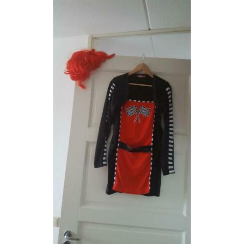 Race jurkje met kort vestje. Mt L