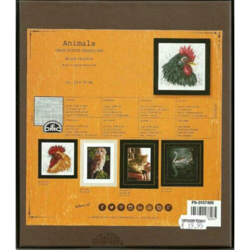Cado AANBIEDING LANARTE BORDUURPAKKET BLACK CHICKEN 489