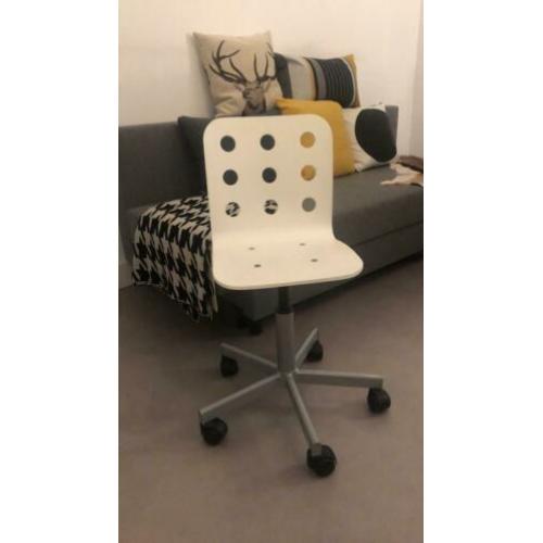 Ikea kinderbureaustoel, wit