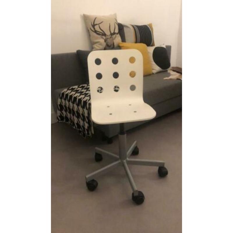 Ikea kinderbureaustoel, wit