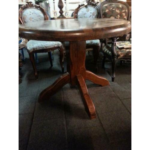 Kleine ronde eet tafel door snee 100 cm