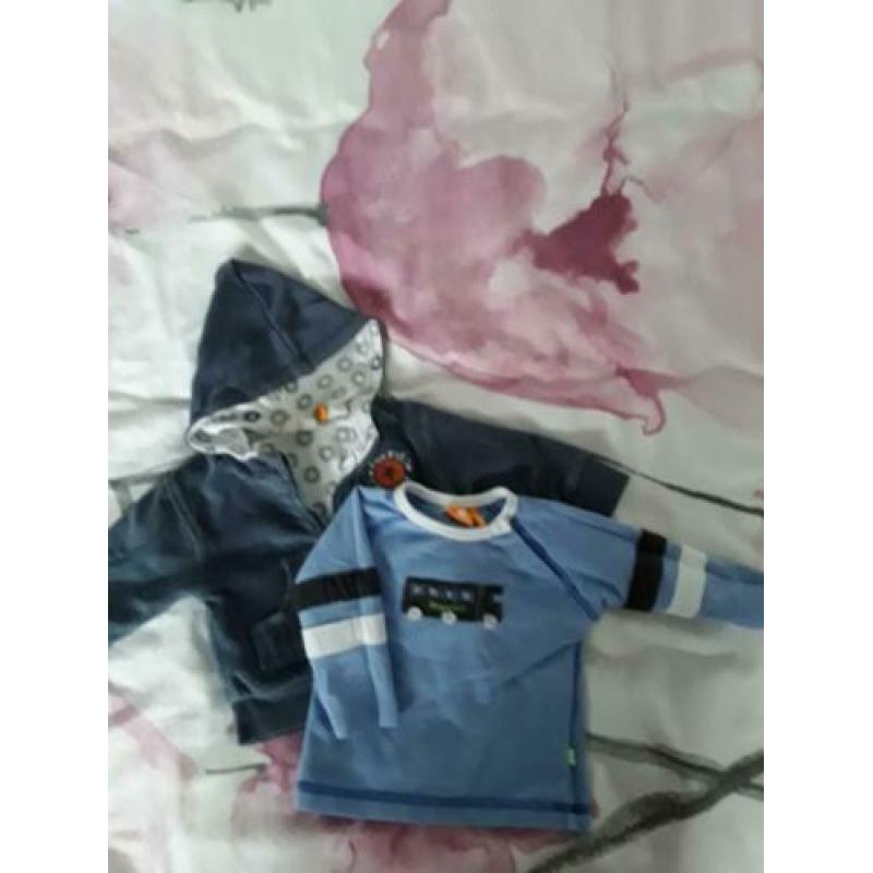 Noppies, mt 62, jasje en shirt
