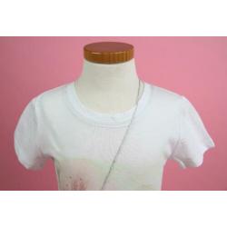 *NIEUW* Silvian Heach Kids t-shirt wit pastel maat 5 (110)