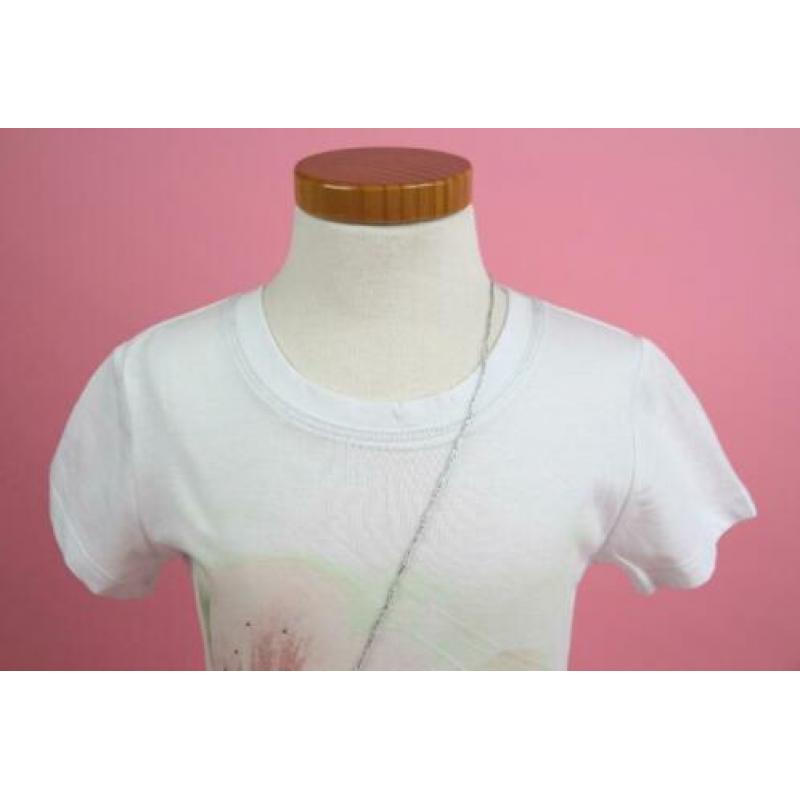 *NIEUW* Silvian Heach Kids t-shirt wit pastel maat 5 (110)
