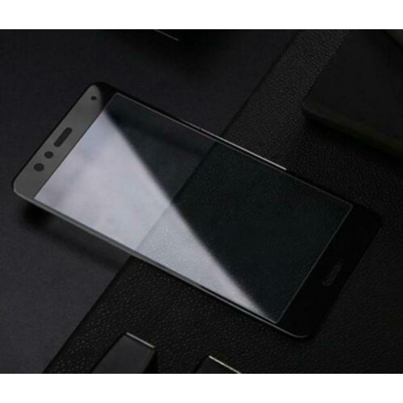 5D Full Cover 9H Screenprotector for Huawei P10 Lite _ Black